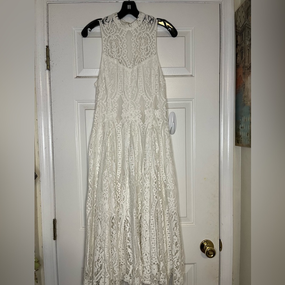 Free People ANGEL RAYS  Sleeveless Halter  Dress